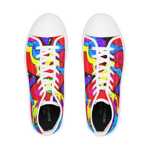 Men's High Top  HIP HOP ART  Sneakers