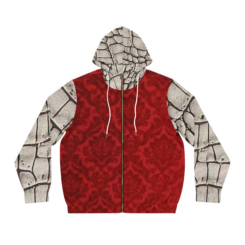 Men's Full-Zip HIP HOP ART Hoodie (AOP)