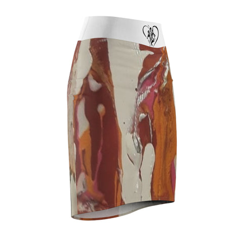 Women's HIP HOP ART Pencil Skirt (AOP)