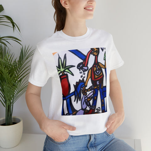 HIP HOP ART Unisex Jersey Short Sleeve Tee