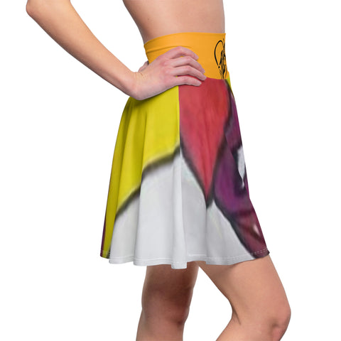 Women's  HIP HOP ART Skater Skirt (AOP)