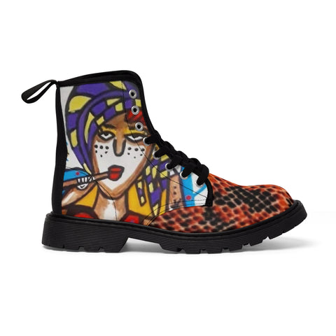 Men's Canvas HIP HOP ART Boots