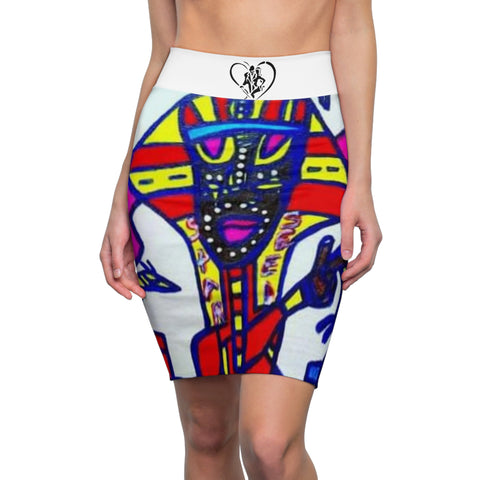 Women's  HIP HOP ART Pencil Skirt (AOP)