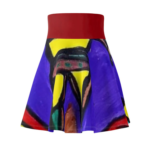 Women's  HIP HOP ART Skater Skirt (AOP)