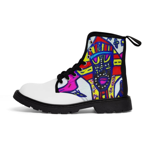 Men's Canvas HIP HOP ART Boots