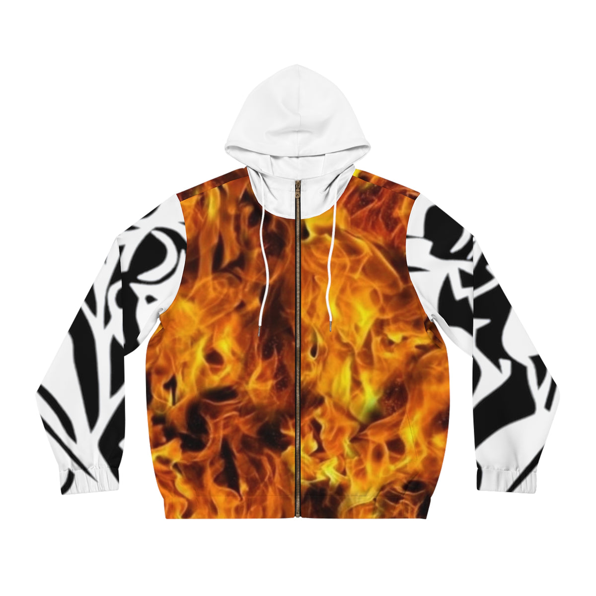 Men's Full-Zip HIP HOP ART Hoodie (AOP)