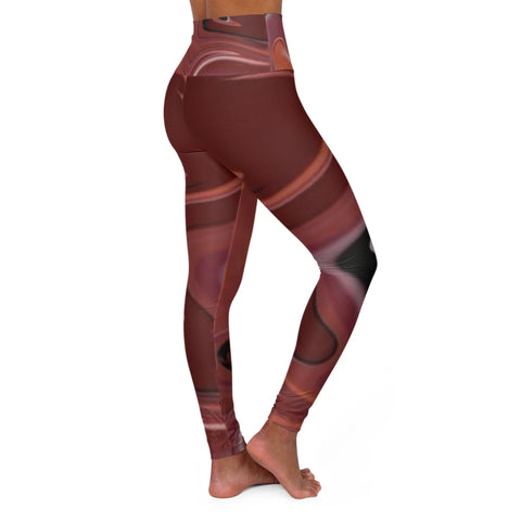 High Waisted HIP HOP ART  Yoga Leggings (AOP)