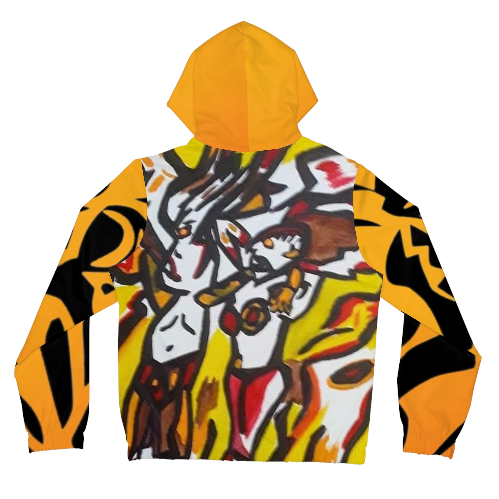 Women’s Full-Zip HIP HOP ART Hoodie (AOP)