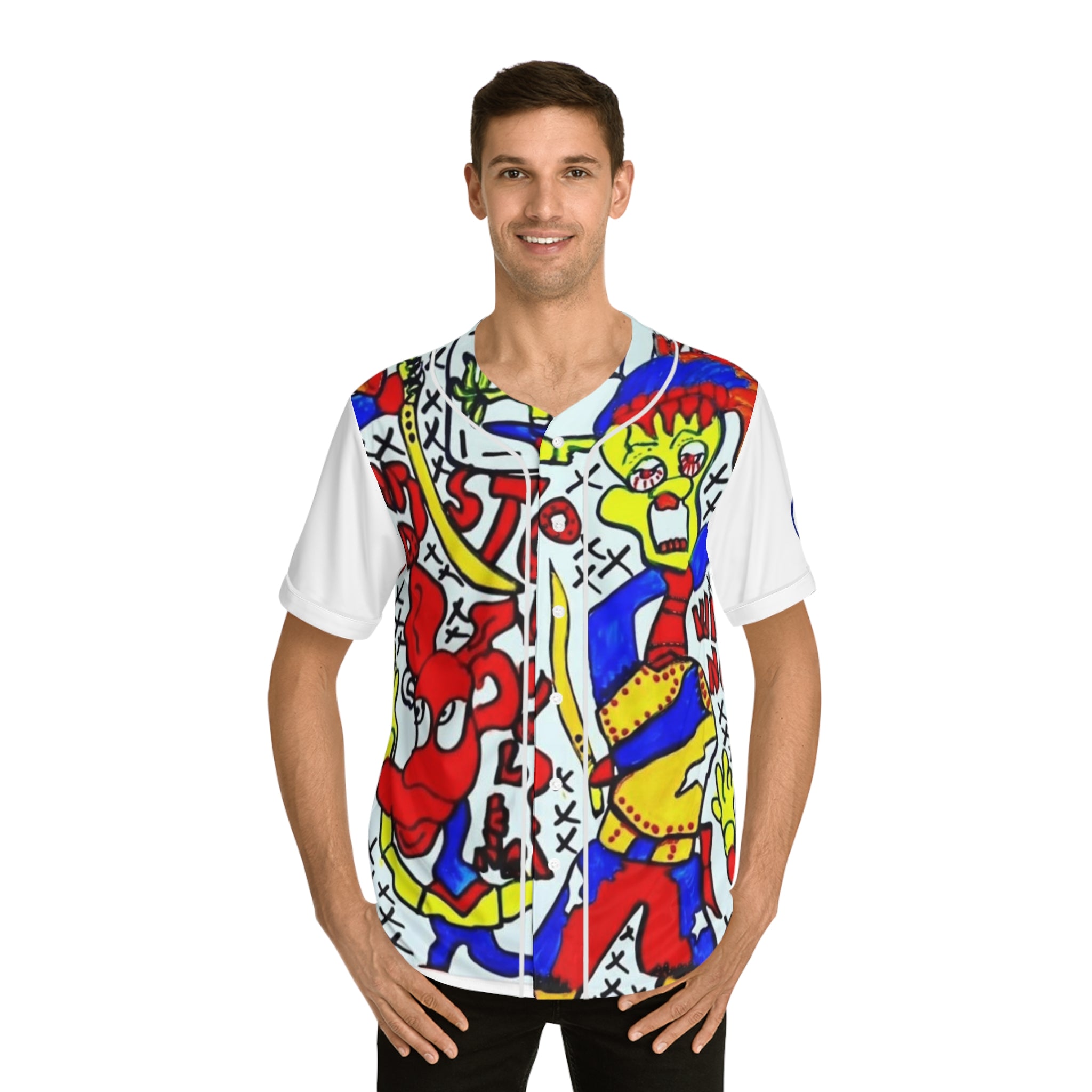 Men's HIP HOP ART Baseball Jersey (AOP)