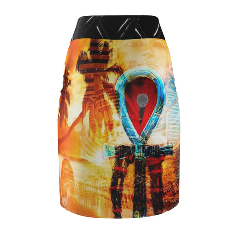 Women's HIP HOP ART Pencil Skirt (AOP)