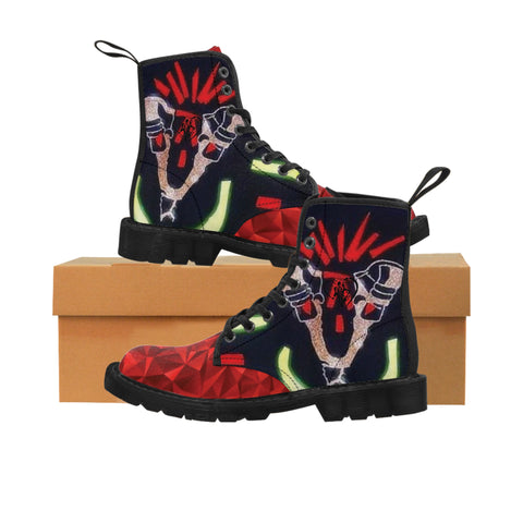 Men's Canvas  HIP HOP ART  Boots