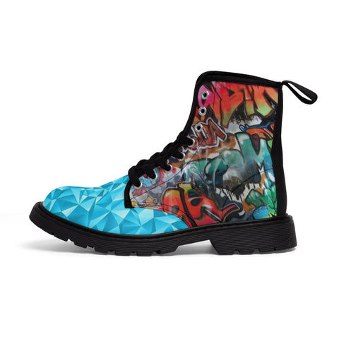 Men's Canvas  HIP HOP ART  Boots