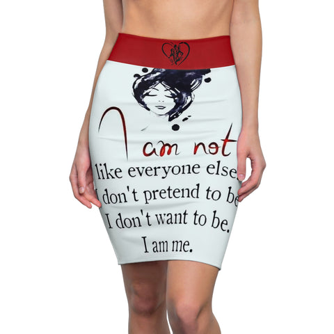 Women's  HIP HOP ART Pencil Skirt (AOP)