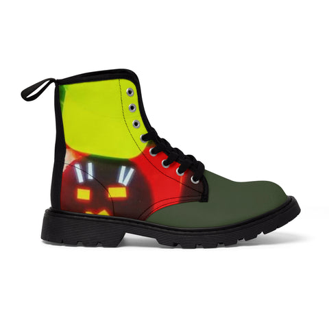 Men's HIP HOP ART  Canvas Boots