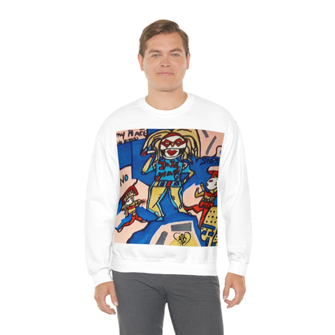 Unisex Heavy Blend™ Hp Hop Art Crewneck Sweatshirt