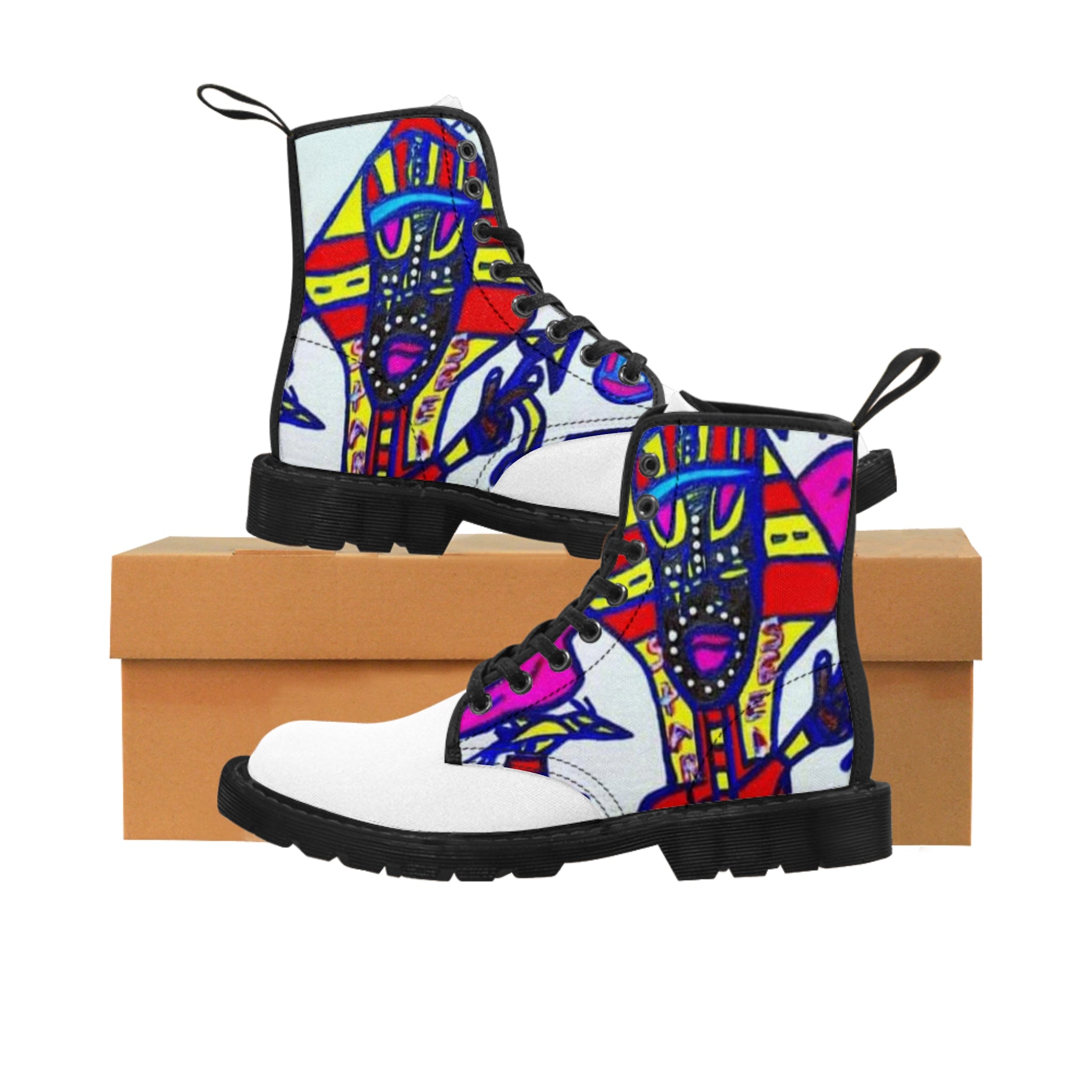 Women's Canvas HIP HOP ART Boots