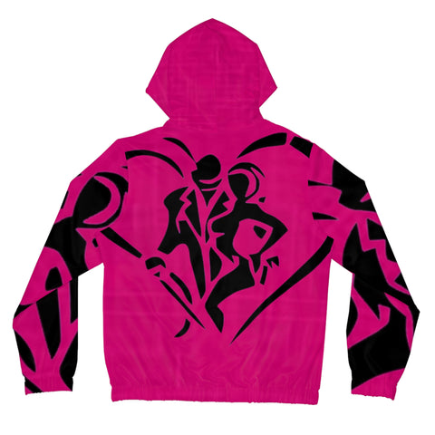 Women’s Full-Zip HIP HOP ART Hoodie (AOP)