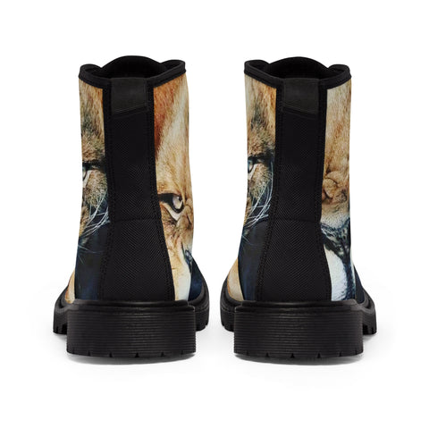 Men's  HIP HOP ART Canvas Boots