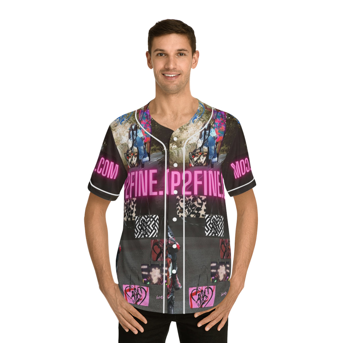 Men's HIP HOP ART Baseball Jersey (AOP)