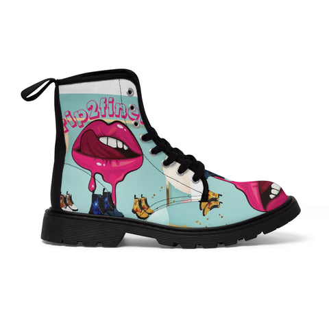 Men's Canvas  HIP HOP ART Boots