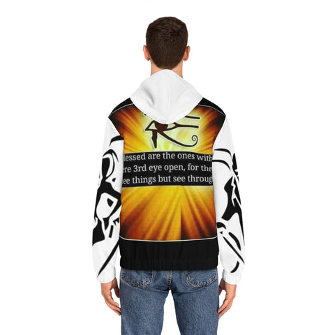 Men's Full-Zip HIP HOP ART Hoodie (AOP)