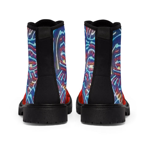 Men's HIP HOP ART Canvas Boots