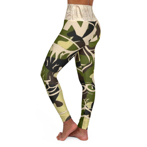 High Waisted HIP HOP ART Yoga Leggings (AOP)