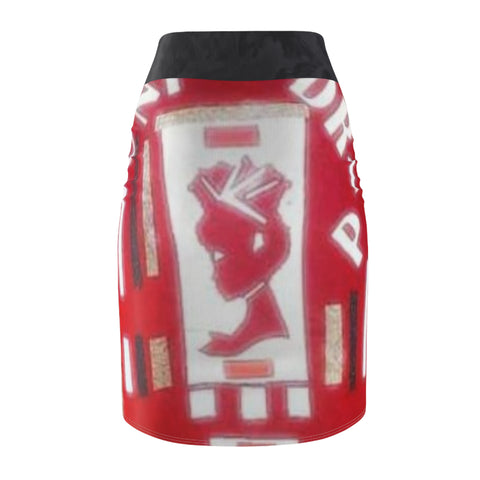 Women's HIP HOP ART Pencil Skirt (AOP)