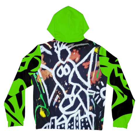 Women’s Full-Zip HIP HOP ART Hoodie (AOP)