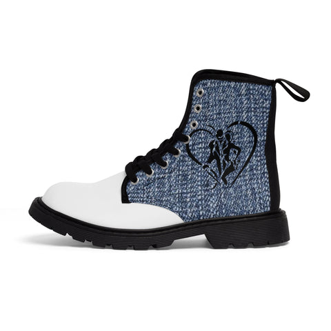 Men's HIP HOP ART Canvas Boots