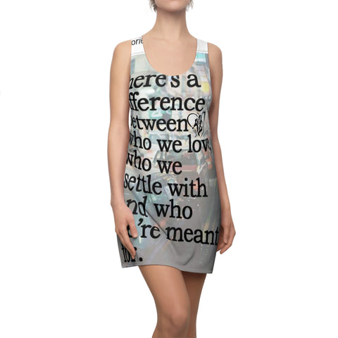 Women's Cut & Sew HIP HOP ART Racerback Dress (AOP)