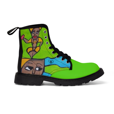 Men's Canvas HIP HOP ART Boots