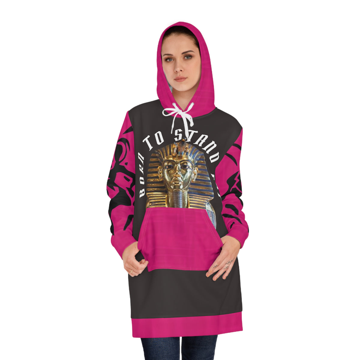 Women's HIP HOP ART Hoodie Dress (AOP)