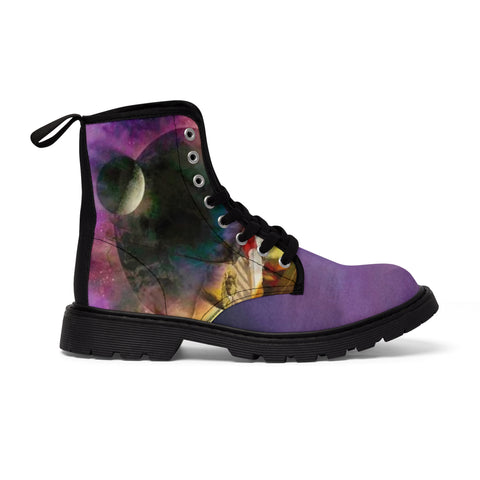 Men's Canvas HIP HOP ART  Boots