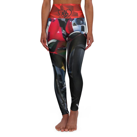 High Waisted  HIP HOP ART Yoga Leggings (AOP)
