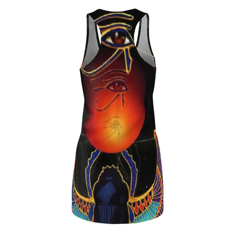 Women's Cut & Sew HIP HOP ART  Racerback Dress (AOP)