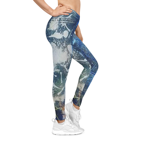 Women's  HIP HOP ART Casual Leggings (AOP)