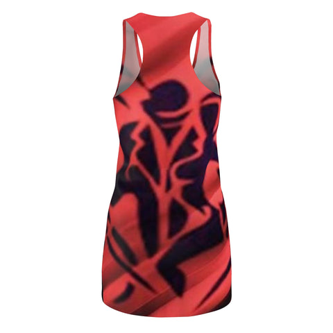 Women's Cut & Sew HIP HOP ART Racerback Dress (AOP)