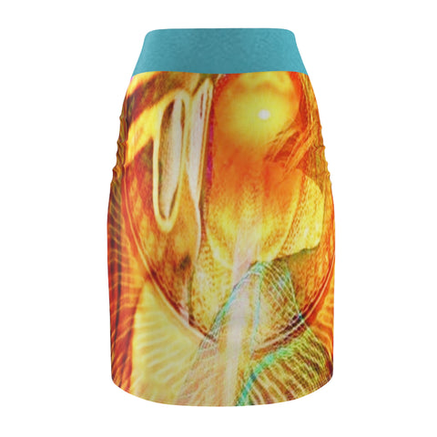 Women's HIP HOP ART Pencil Skirt (AOP)