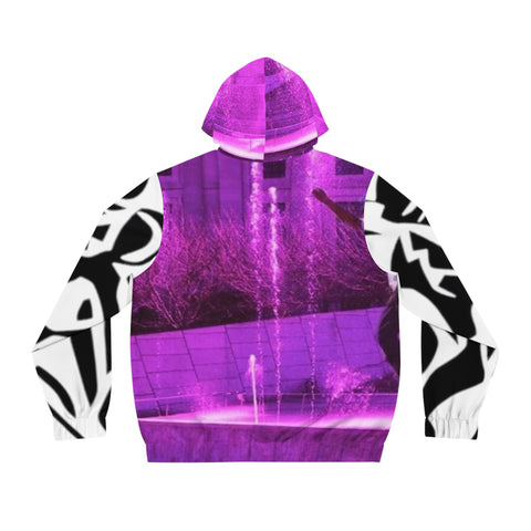 Men's Full-Zip HIP HOP ART Hoodie (AOP)