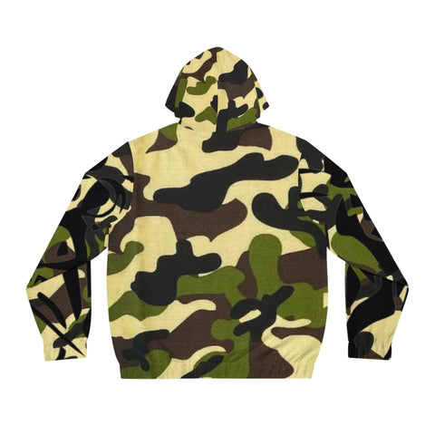 Men's Full-Zip HIP HOP ART Hoodie (AOP)