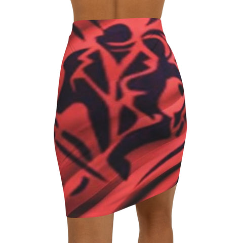 Women's HIP HOP ART Mini Skirt (AOP)