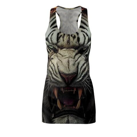 Women's Cut & Sew  HIP HOP ART Racerback Dress (AOP)