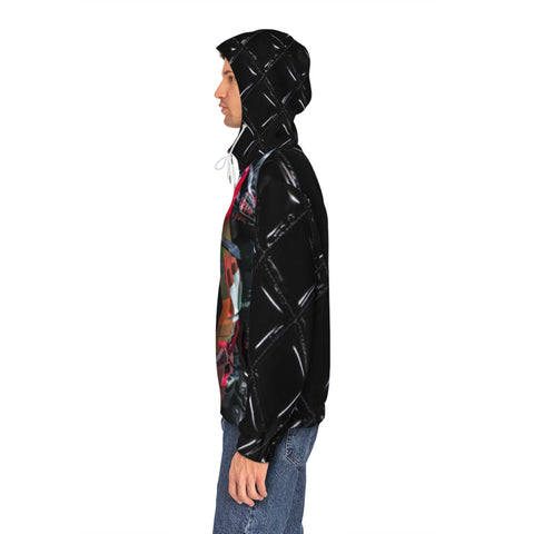 Men's Full-Zip  HIP HOP ART Hoodie (AOP)