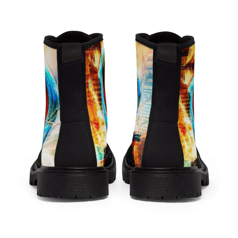 Men's Canvas HIP HOP ART Boots