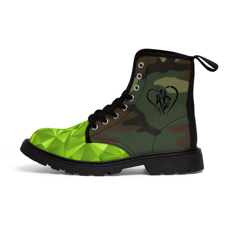 Men's  HIP HOP ART Canvas Boots