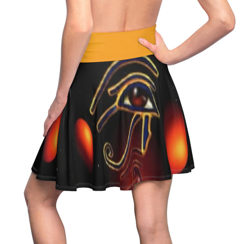 Women's HIP HOP ART  Skater Skirt (AOP)