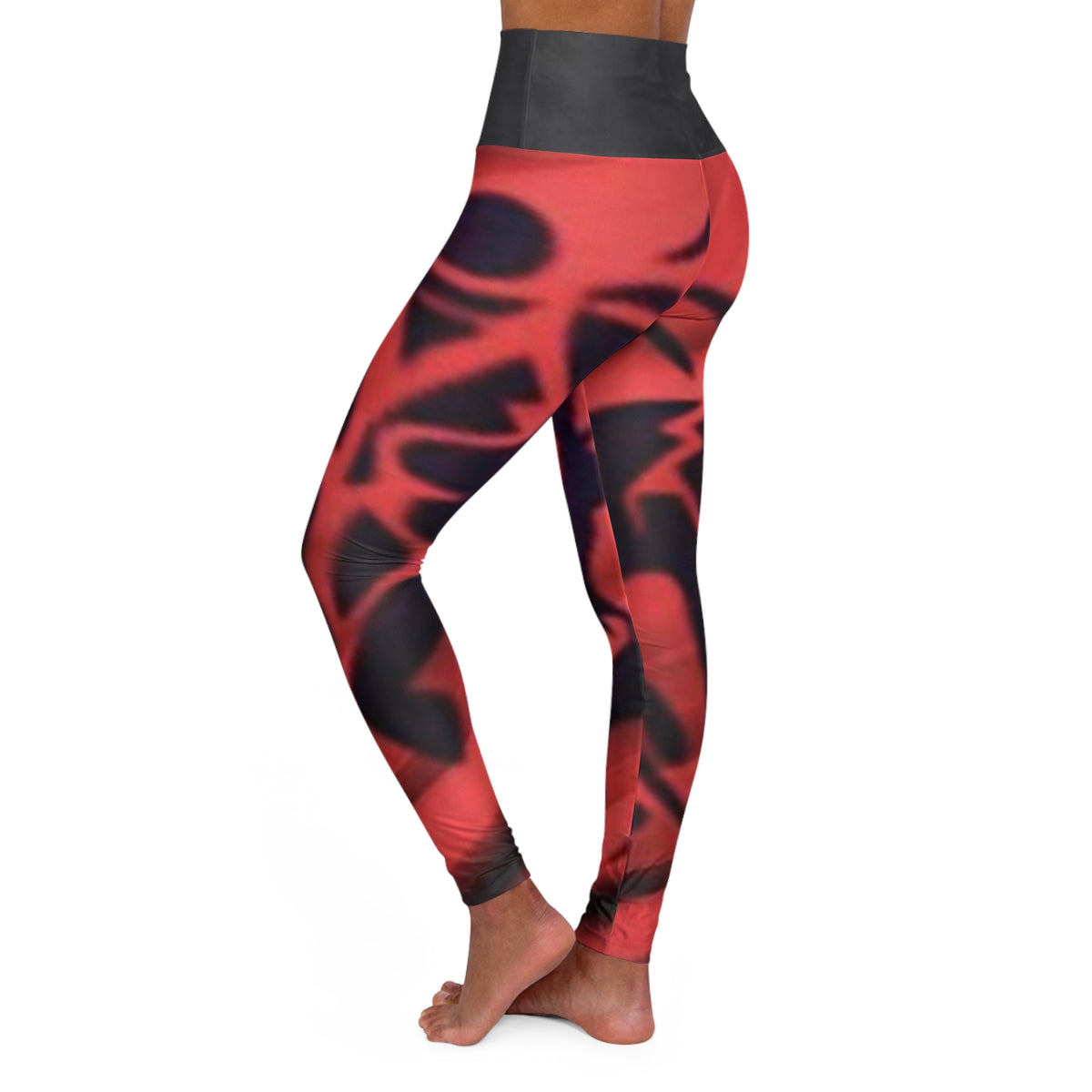 High Waisted  HIP HOP ART Yoga Leggings (AOP)