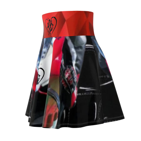 Women's  HIP HOP ART Skater Skirt (AOP)