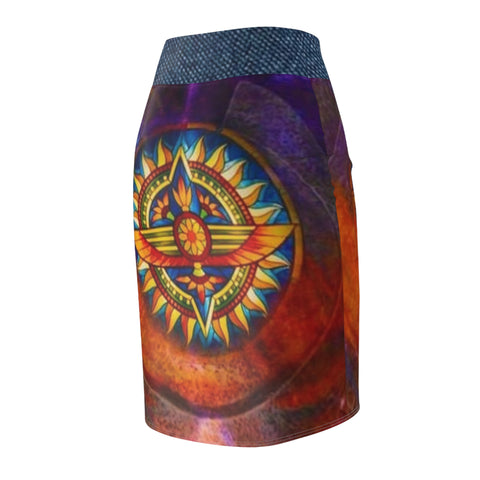 Women's HIP HOP ART Pencil Skirt (AOP)